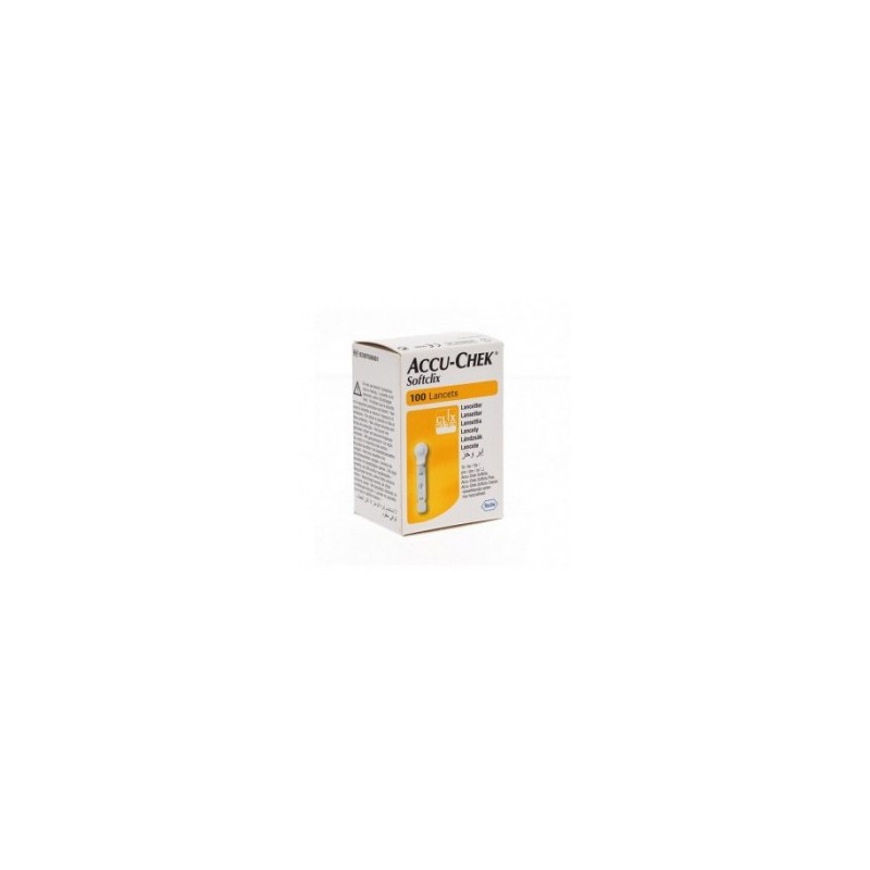 Lancetas Softclix para "accu-check" 100 piezas