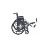 Silla de ruedas de 18" Streak con elevapiernas color azul
