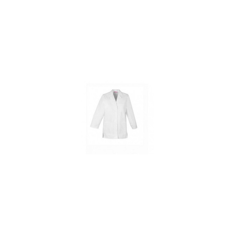 Bata larga blanca de 32"