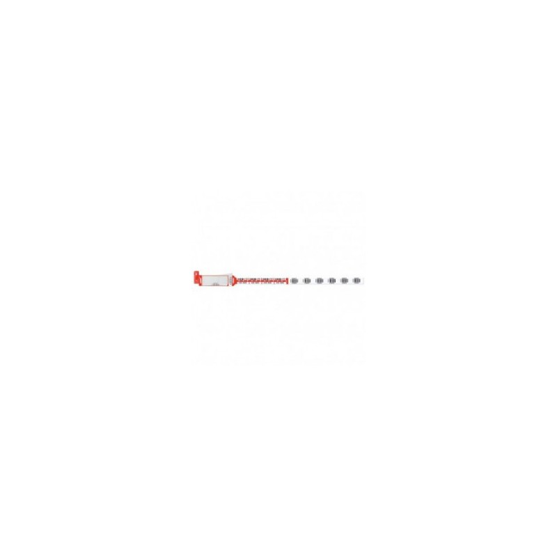 Brazalete de identificación secureline para sangre rojo con 150
