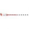 Brazalete de identificación secureline para sangre rojo con 150