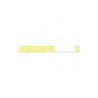 Brazalete de identificación térmico compuband con broche adulto amarillo de 1 1/8 con 500