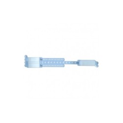 Brazalete de identificacion madre / hijo 3 piezas azul escribible (con 100)