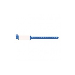 Brazalete de identificacion adulto / pediatrico azul escribible (con 500)