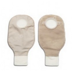 Bolsa tandem drenable transparente con presillas de 44mm con 10 piezas