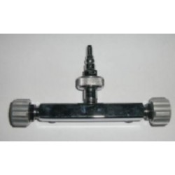 Adaptador Aramed - Plarre doble para oxígeno